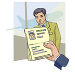 immagine da sogno passaporto, un sogno doganale